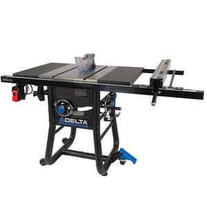 Genesis gts10sb 10 inch 15 amp table saw with stand Genesis 10 In 15 Amp Table Saw With Metal Stand Miter Gauge Push Stick And Rip Fence Gts10sc The Home Depot