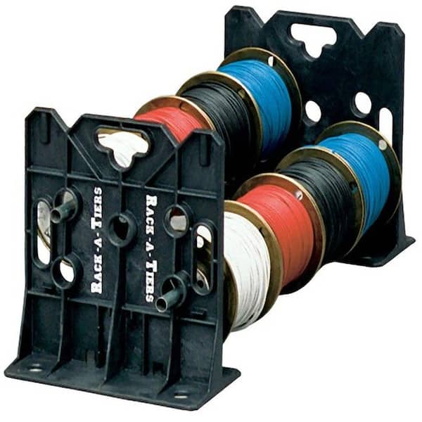 Wire Spooler Spool Cable Reel Dispenser Floor Rack Stud Mounted Electrician NEW 