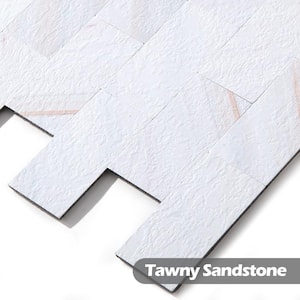 12 in. x 12 in. Peel and Stick Backsplash PVC Sticker Wallpaper Smart Tile in Rainbow White 5-Sheets