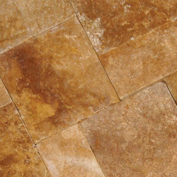 MSI Silver 10 Piece Tumbled Travertine Paver Tile Kit (480 Sq. ft. / Pallet)