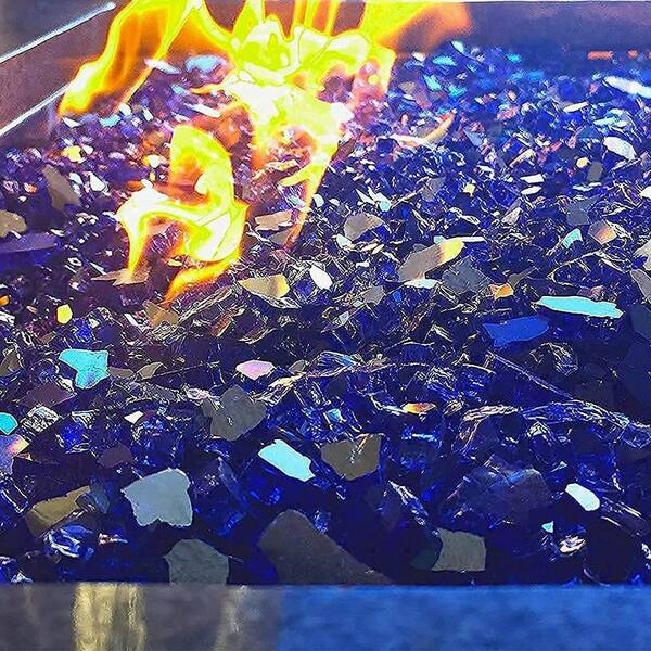 thumbnail interactive-video image 1 of Luau Bronze Reflective Fire Glass – 1/4" Size – For LP Or NG Fire Pits – Made In USA 1 of 6