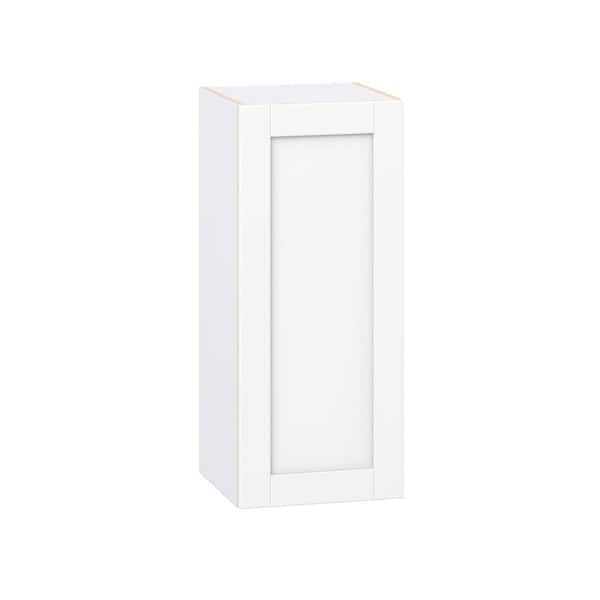 Milton 15 in. W x 14 in. D x 35 in. H Assembled Shaker Wall Kitchen Cabinet in Bright White