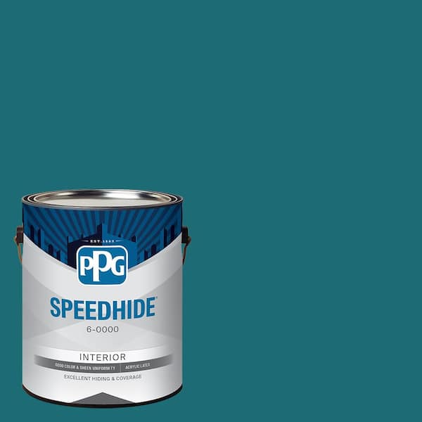 SPEEDHIDE 1 gal. PPG13-28 Caribbean Holiday Ultra Flat Interior Paint