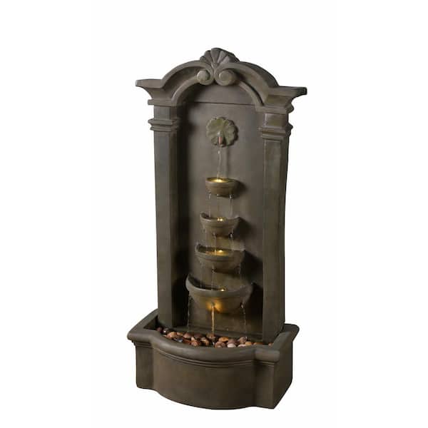 Kenroy Home Cathedral Resin and Metal Floor Fountain