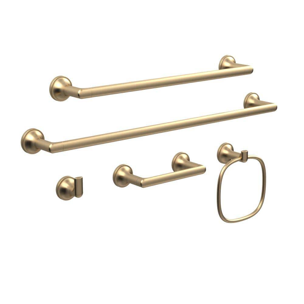 Lynstone Wall Mounted Towel Ring in Brushed Gold price history on PriceWatchPro