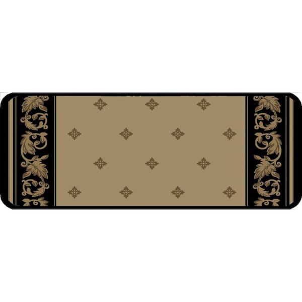 Multy Home Windham Ebony 9 in. x 26 in. Stair Tread Cover