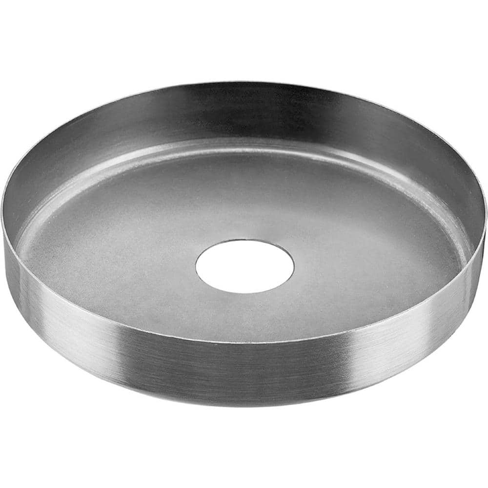 Brushed Nickel Contemporary Chandelier Fixture Canopy, 5-1/8" Diameter