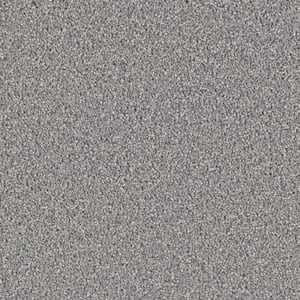 8 in. x 8 in. Texture Carpet Sample - Delicate Flower -Color Untouched