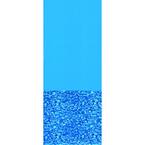 21 ft. Swirl Blue Round Above Ground Swimming Pool Wall Overlap Liner