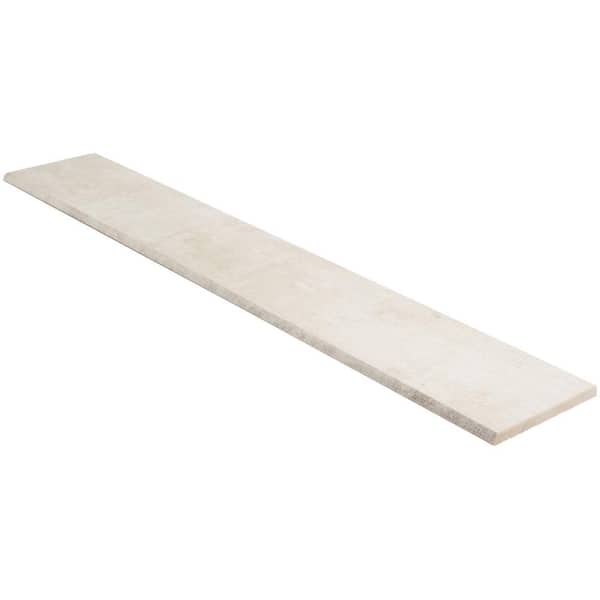 Marken Beige 4 in. x 24 in. Matte Porcelain Bullnose Tile