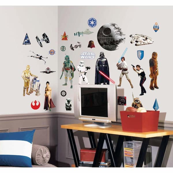 Space ships Star Wars vinyl decal stickers set of 18 wall art kids decoration 