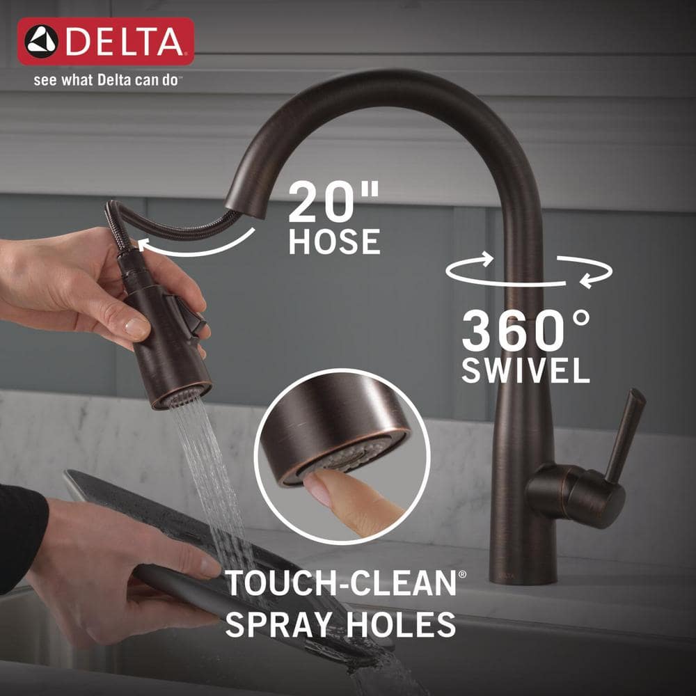 Venetian Bronze Pull-Down Single Handle Kitchen Faucet