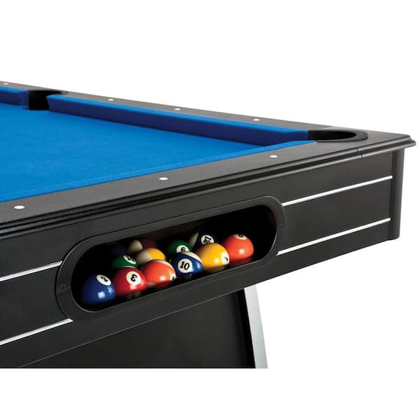 PLAY CITY Pool Table 7Ft. X 4ft. Blue American Style Table : :  Home & Kitchen