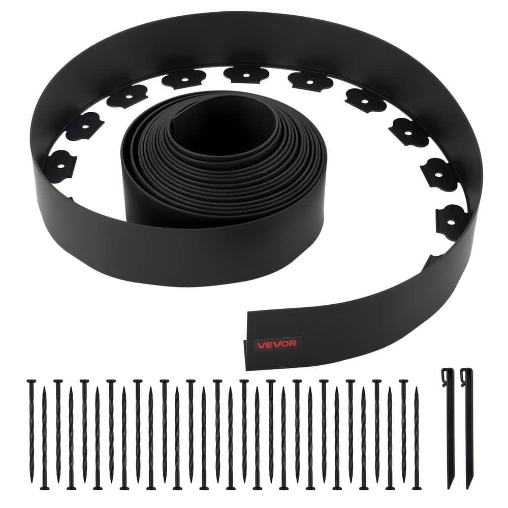 Landscape Edging, 33ft. x 4in. Plastic Garden Border Edging with 30 Spikes & 2 Ground Stakes, Flexible 2025 update price history on PriceWatchPro