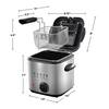 OVENTE 0.95 Qt Silver Mini Electric Deep Fryer with Removable Frying Basket  FDM1091BR - The Home Depot