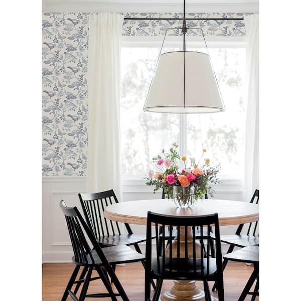 Malmo Trail Blue Prepasted Non Woven Wallpaper
