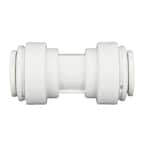 5/16 in. O.D. x 5/16 in. O.D. NPTF Polypropylene Push-to-Connect Coupling Fitting
