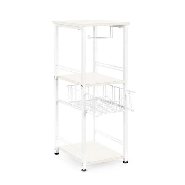 3-tier Plastic Storage/Organizer Shelf, Bathroom Storage Kitchen