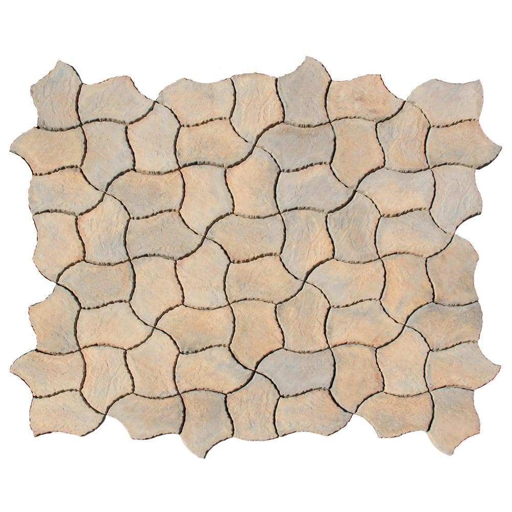 Nantucket Pavers Berkshire 13 In. X 19 In. Tan Variegated Irregular ...