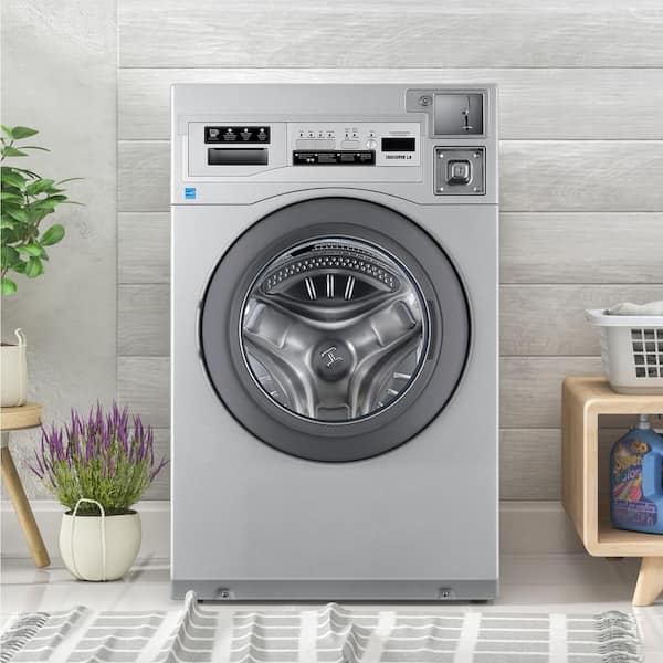 Crossover Commercial Laundry 27 in. 3.5 cu. ft. Grey Front Load