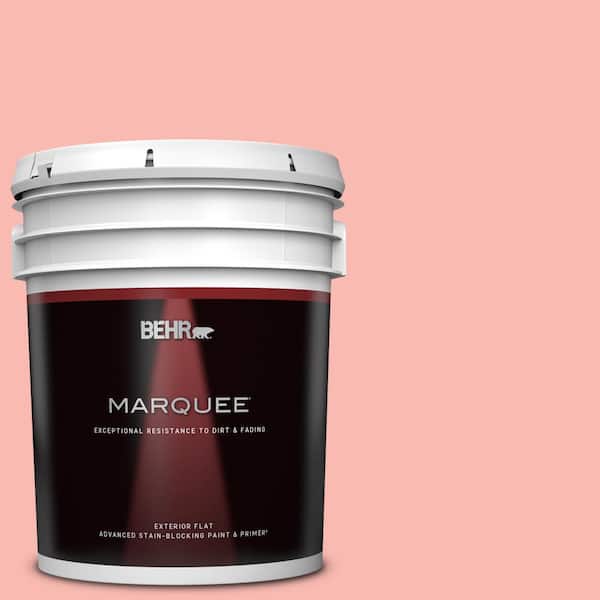 BEHR MARQUEE 5 gal. #150A-3 Mixed Fruit Flat Exterior Paint & Primer