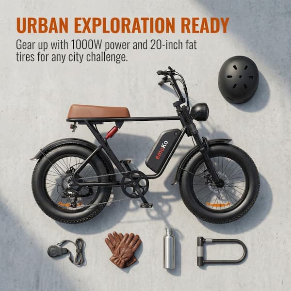 Zeus & Ruta 20 in. 750-Watt 48V 34Ah Shimano 7-Speed Electric