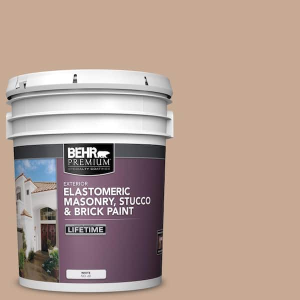BEHR PREMIUM 5 gal. #ECC-42-1 Fox Hill Elastomeric Masonry, Stucco and Brick Exterior Paint
