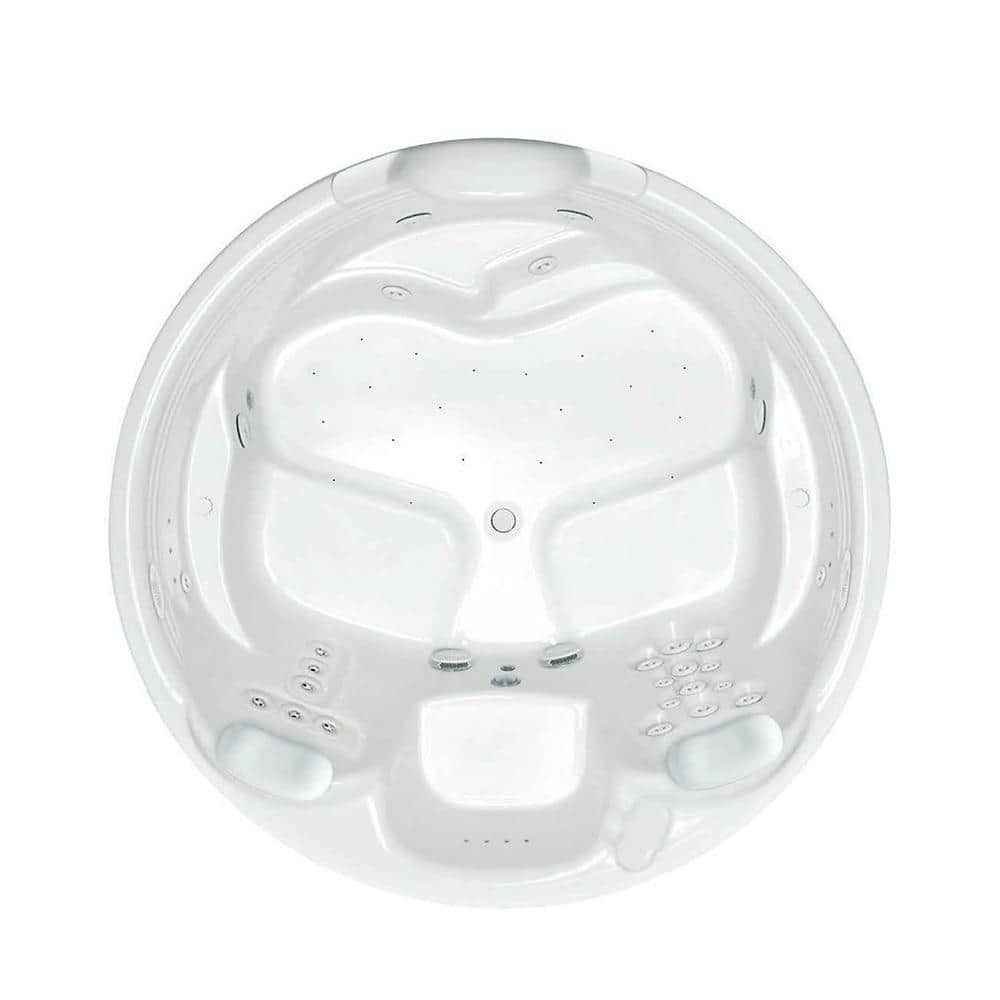 Millennium 9- 72 in. Acrylic Center Drain Round Drop-In Air Bath/ Whirlpool