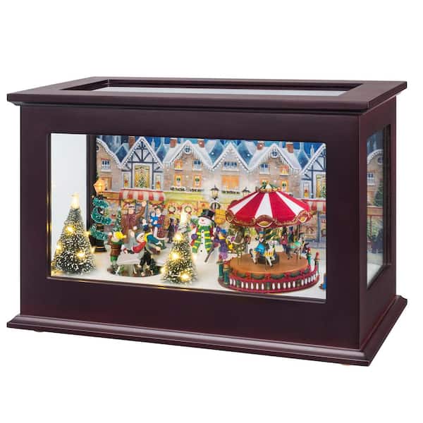 Mr. Christmas 9.25 in, Heirloom Christmas Music Box