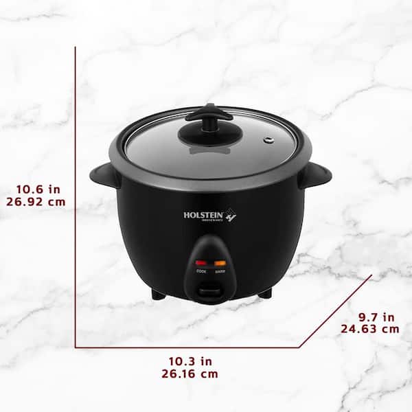 8-Cup White Rice Cooker and Warmer with Non-Stick Cooking Pot, Rice Paddle and Measuring Cup 8-Cup White Rice Cooker and Warmer with Non-Stick Cooking Pot, Rice Paddle and Measuring Cup