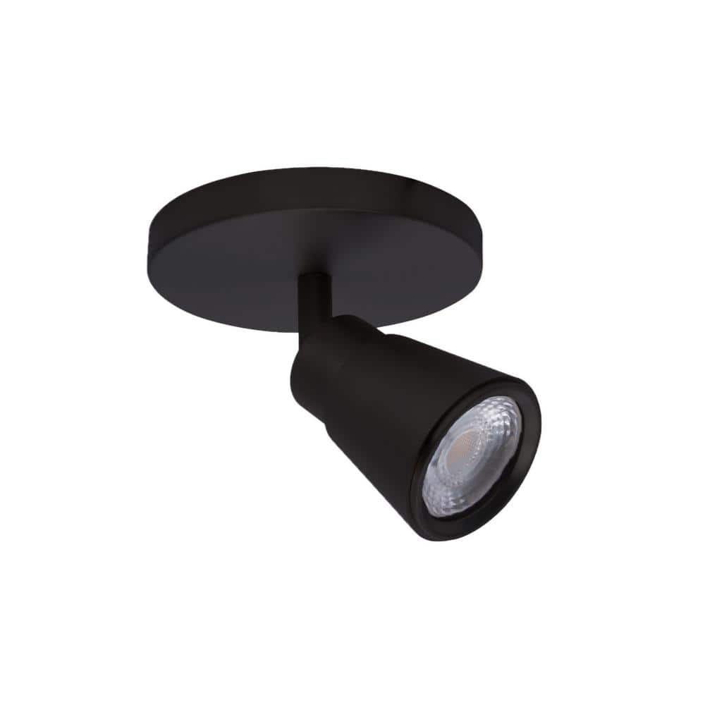 White Aluminum LED Monopoint Light with Acrylic Diffuser