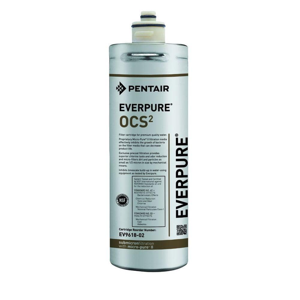 Everpure 11 in. x 3-1/2 in. Replacement Filter Cartridge EVERPURE-EV9618-02  The Home Depot
