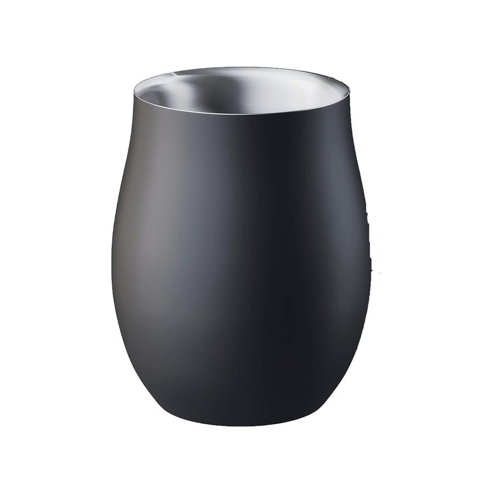Double Walled 8 oz. Insulated Midnight Black Stainless Steel Whiskey Tumble