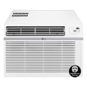 24,500 BTU 230/208V Window Air Conditioner Cools 1550 Sq. Ft. with Wi-Fi, Remote and in White