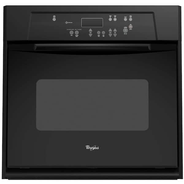 Whirlpool 24 in. Single Electric Wall Oven Self-Cleaning in Black