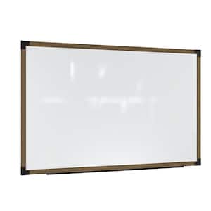 Prest 36 in. x 60 in. Magnetic Whiteboard with Wood Frame, 1-Pack