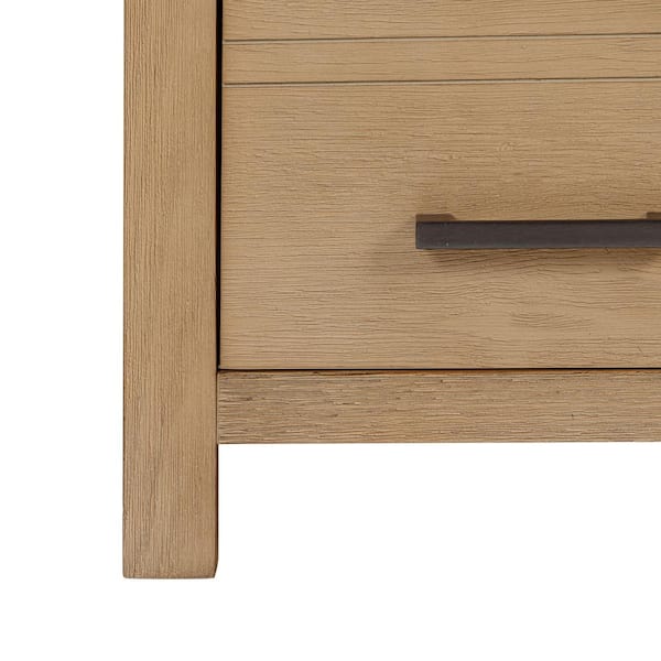 Avanity Modero 24-in x 71-in x 20-in Brushed Oak Wood Freestanding Soft Close Linen Cabinet