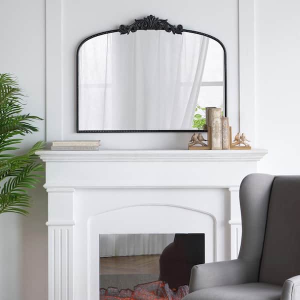 Classic Design 40 in. W x 31 in. H Large Arch Frame Mirror