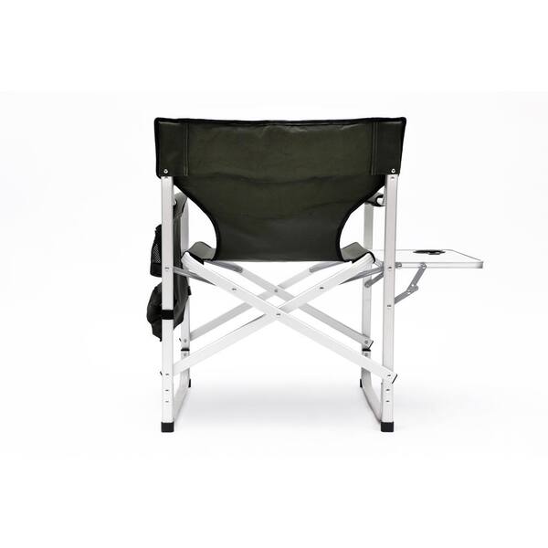 Aluminum directors chair with side online table