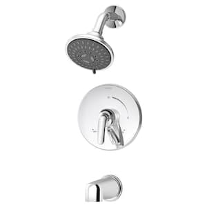 Symmons Identity 1-Handle Wall-Mounted Tub and Shower Faucet Trim Kit in  Polished Chrome (Valve not Included) 6702-1.5-TRM