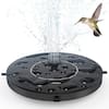 Oyezvary Floating Solar Powered Water Fountain Pump for Bird Bath Garden Pond Pool Outdoor 1. 4W Solar Fountain 28CSA11255