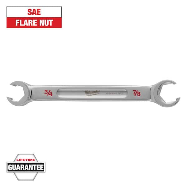 3/4 in. x 7/8 in. Double End Flare Nut Wrench