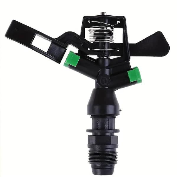 ITOPFOX Thread Rocker Arm Sprinklers 360-Degree Automatic Rotating Adjust Nozzle Garden Lawn Irrigation Water Emitters