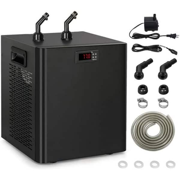 300L 110V Ice Bath Water Chiller Built-in Filter Pump Titanium Coil Temp Control 1 Occupancy 1 Jet