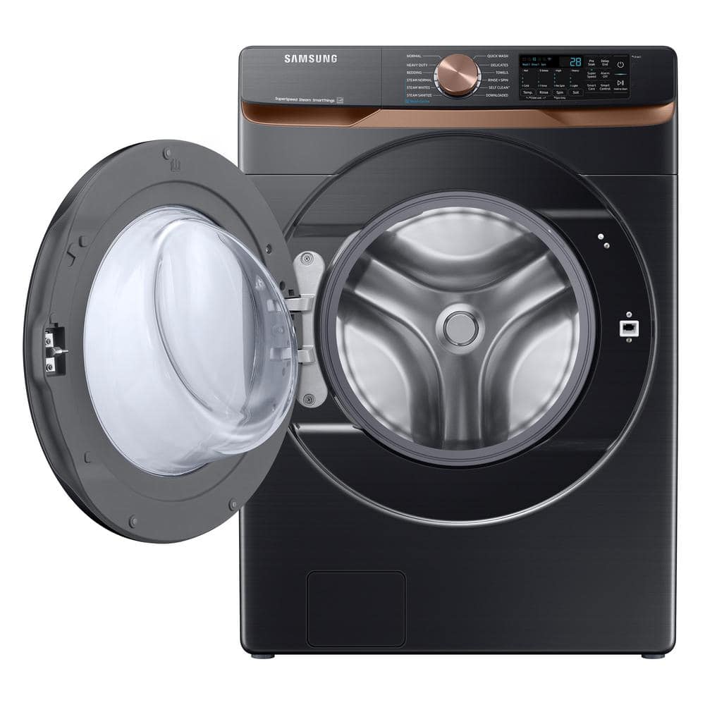 Samsung 5.0 cu. ft. Brushed Black Smart Front Load Washer