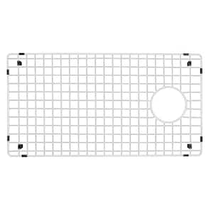27-1/2 in. x 14-3/4 in. Stainless Steel Bottom Grid Fits QT-670, QU-670