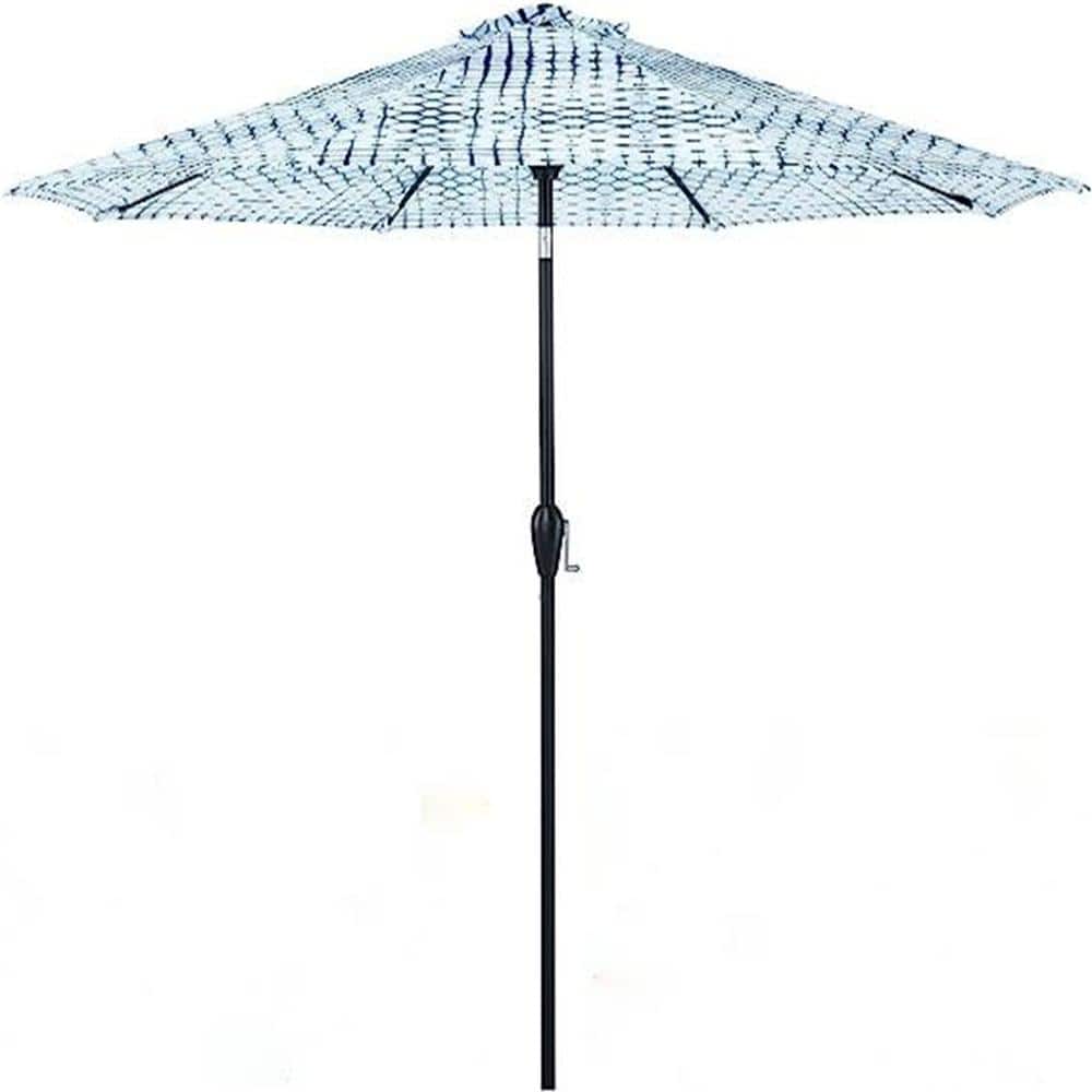 9 ft. Outdoor Market Patio Table Umbrella with Push Button Tilt and Crank i