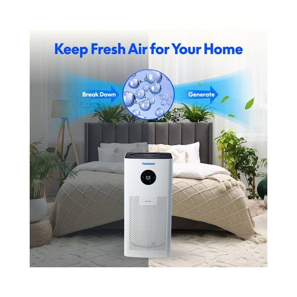 Instant HEPA Quiet Air Purifier, From The Makers Of Instant Pot With Plasma Ion Technology For Rooms Up To 630ft2; Removes 99% Of Dust, Smoke, Odors, Pollen & Pet Hair, For