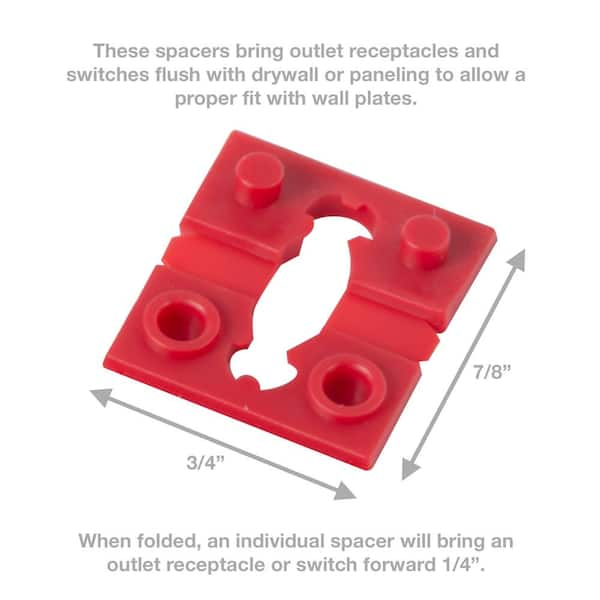 MagnetoSpeed Tapered Spacer Kit Red buy with international delivery