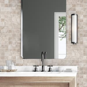 Oasis Beige 12 in. x 12 in. Square Matte Porcelain Floor and Wall Mosaic Tile (5 sq. ft./Case)